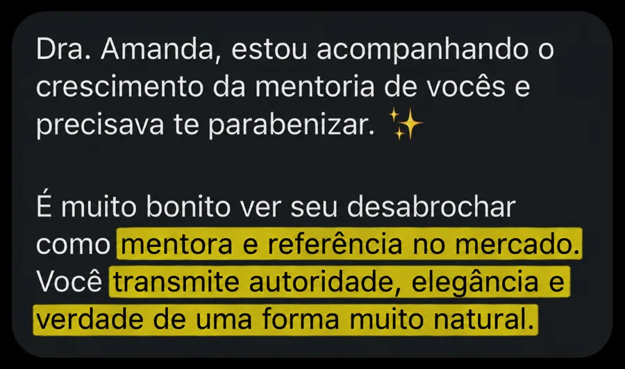 Depoimento de WhatsApp