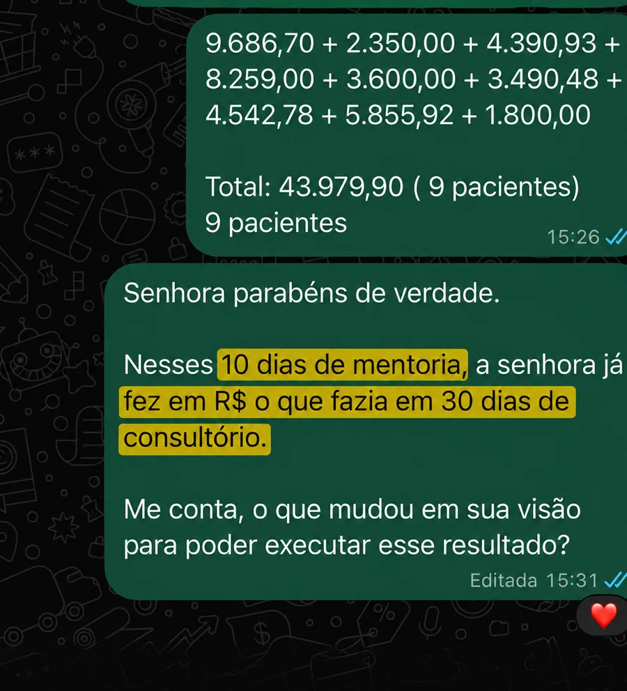 Depoimento de WhatsApp