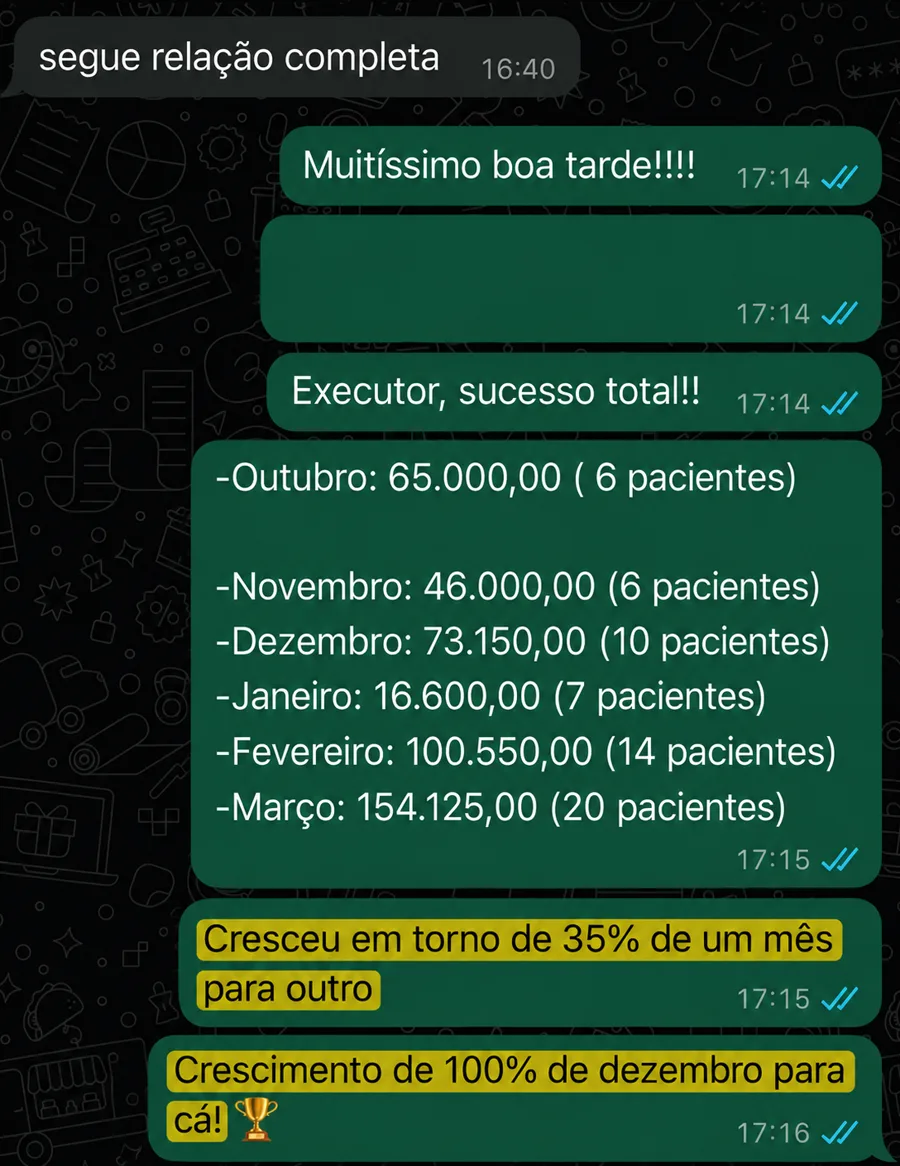Depoimento de WhatsApp